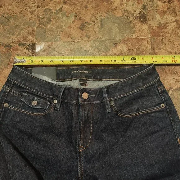 Banana Republic Jeans Womens 27/4R Dark Wash Boot Fit NWT MSRP 79.99 - Picture 3 of 11